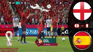England vs Spainyol Fifa Word Cup 2022 Qatar-Full Match All Goal HD Fautan Gaming-Gameplay