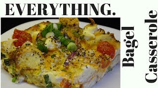 Everything Bagel Breakfast or Brunch Casserole