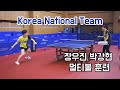 Korea National Team 장우진 박강현 멀티볼훈련 Jang Woojin, Park Gang-hyeon Multiball training