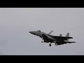 【4k】航空自衛隊小牧基地　f 15j 853 2nd test flight