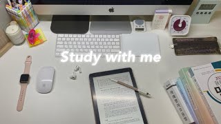 [2021.3.23.화] 실시간공부 | Study with me | 8시간 뽀모도로 공부 | 공부집중🔥asmr과 함께해요