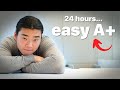 HOW TO study 24 HOURS before an exam for BEST RESULTS!