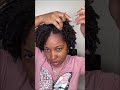 Freshen up my finger coil with me #hairstyles #curlyhair #fingercoils