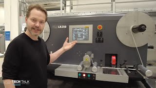 GM LR250 NEW Label Inspection Rewinder