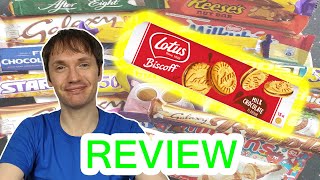 Lotus Biscoff - Milk Chocolate Flavour Cream Biscuits Review