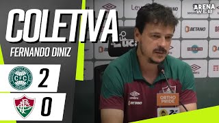COLETIVA FERNANDO DINIZ | AO VIVO | Coritiba 2 x 0 Fluminense - Brasileirão 2023