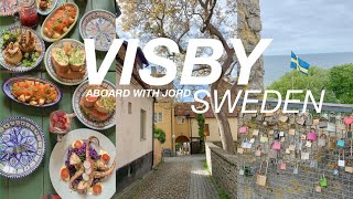 ABOARD WITH JORD: visby sweden, st catherine’s cathedral, cafe vibes, tapas, quality time w/ friends