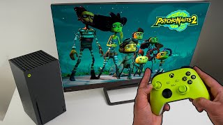 Psychonauts 2 Gameplay on Xbox Series X 4K UHD 60FPS