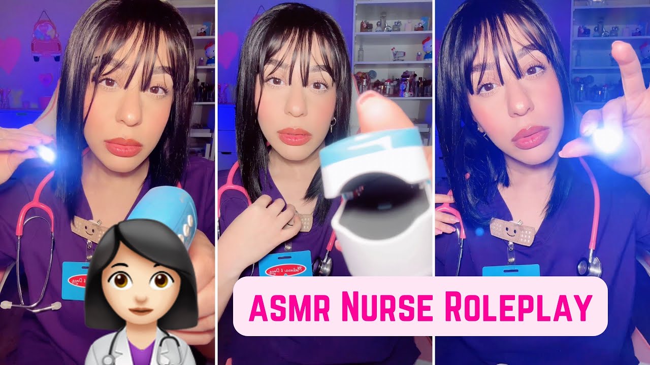 Asmr Nurseрџ рџџ вђќвљ пёџroleplayвђў Nurse Takes Your Vitals Whisperingвђў Lots Of