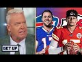 GET UP | Rex Ryan predicts Chiefs vs Bills: Allen will surpass Mahomes to prove he's best QB in AFC