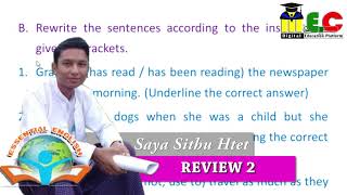 Grade 10 English Review 2