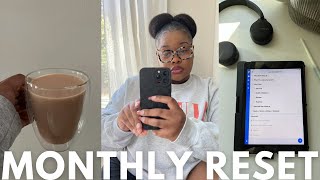 JUNE MONTHLY RESET ROUTINE goal-setting, mid-year check in, planning for the month ahead | VLOG