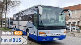 Havelbus | Mitfahrt Bus 684: Rathenow Bhf - Rhinow | Setra S 415 UL-GT