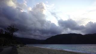 奄美201302121729　大和村　国直海岸　雲が流れる