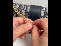 shebag how to connect the chains of the dior 30 montaigne 2024