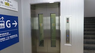 【ヤマダ電機管理】京王線(都営地下鉄)新宿駅5出口のエレベーター（三菱製）