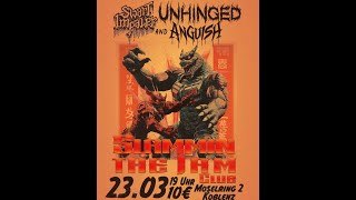 Slammin the Jam Club mit Unhinged, Swart Impaler und Anguish