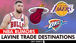 5 Zach LaVine NBA Trade Destinations Ft. Miami Heat & Los Angeles Lakers | NBA Trade Rumors