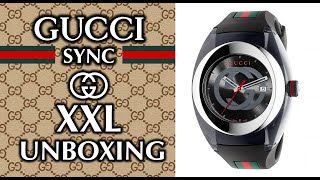 Gucci Sync XXL Sports Watch (Unboxing \u0026 Review)