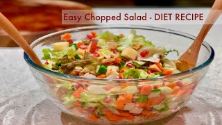 Easy Chopped Salad | Diet Recipes | Salad SIDE for Salmon | Recipes Are Simple