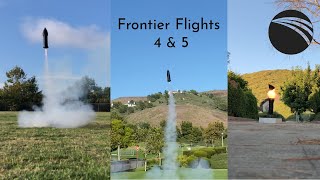 Frontier TVC Rocket | Flight 4 & 5