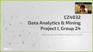 CZ4032 Data Mining Project 1 Presentation (Team 24)