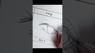 【アナログ絵】目の描き方｜How to draw cute anime eyes  #illustratortutorial  #animedrawing #drawingtutorial