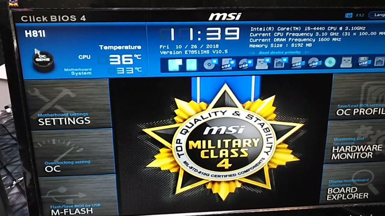 Msi Motherboard Bios Version At Helen Porter Blog