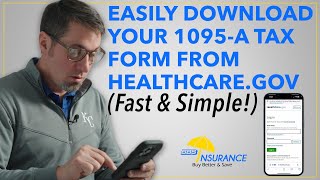 Easily Download Your 1095-A Tax Form from Healthcare.gov (Fast \u0026 Simple!)