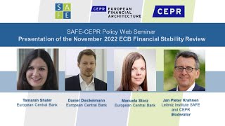 SAFE-CEPR Policy Web Seminar: Presentation of the November 2022 ECB Financial Stability Review
