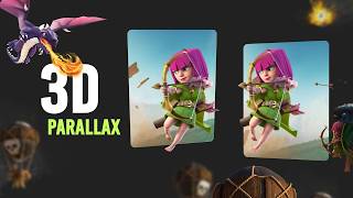 3D Tilt & Parallax Card Hover: Dynamic Depth Delight