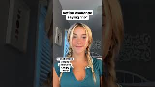 ACTING CHALLENGE…how’d I do?😂😂 #shorts