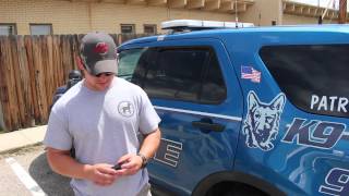 Casper Police Demonstrate Safety Features In K9 Unit Vehicles