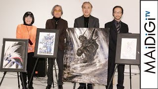 天野喜孝がガンダム描く！　大河原邦男、高田明美、秋本治の貴重イラスト公開　展覧会「ラフ∞絵」会見