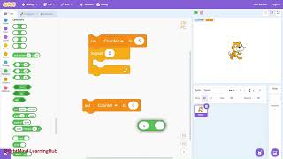 Countdown from 5 to 1 in Scratch Using a Repeat Loop | Easy Scratch Tutorial