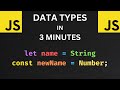 JS Data Types in 3 Minutes
