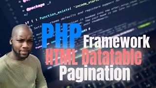PHP MVC Framework HTML Datatable Pagination Link PHP | Create Table | HTML Table | Server Side Table