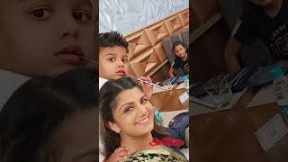 Actress Rambha With Cute Childrens Pictures #ytshorts #shorts