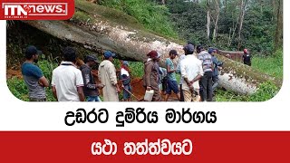 උඩරට දුම්රිය මාර්ගය යථා තත්ත්වයට