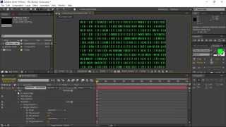 Tutorial Baground Binary Code After Effect