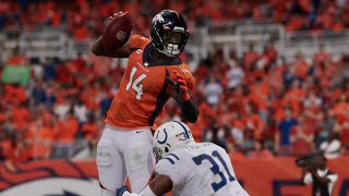 Broncos vs Colts - Thursday Night Football Week 5 2022 Denver vs Indianapolis - Madden 23 Sim