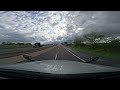 dashcam of assemblies of yahweh wmlk curtain array antenna westbound i 78 near bethel pa.