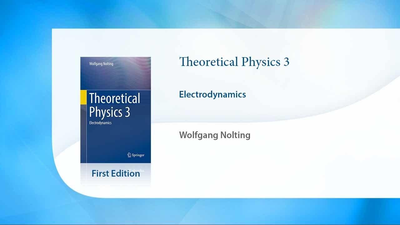 Theoretical Physics 3 - YouTube