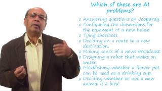Exercise: What are AI Problems? Quiz - Georgia Tech - KBAI: Part1