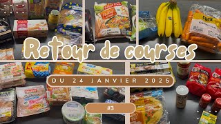 #3 🛒 Retour de COURSES avec prix + idées menus 🍽️