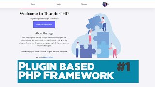 Plugin based PHP MVC Framework from scratch #1 | Quick programming tutorial
