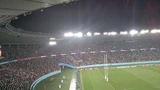Rugby world cup 2019 bronze final New Zealand VS Wales national antem and haka ラグビーワールドカップ3位決定戦 国歌ハカ
