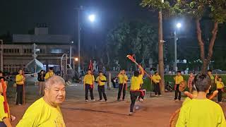 竿林墘清寧太子宮宋江陣運動公園移地訓練（二）