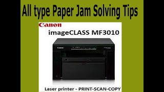 Cannon Mf3010 Red Light Blinking Solution Cannon 3010 Red Light Error Paper Jam Error