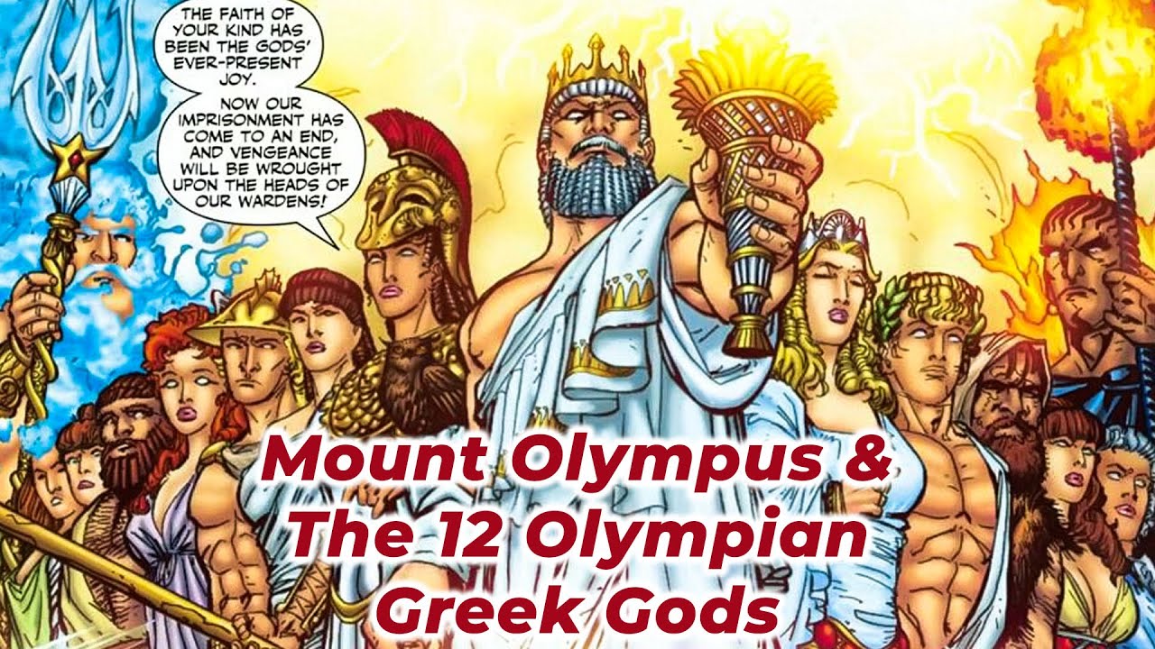 Mount Olympus & The 12 Olympian Greek Gods | Greek Mythology Explained ...